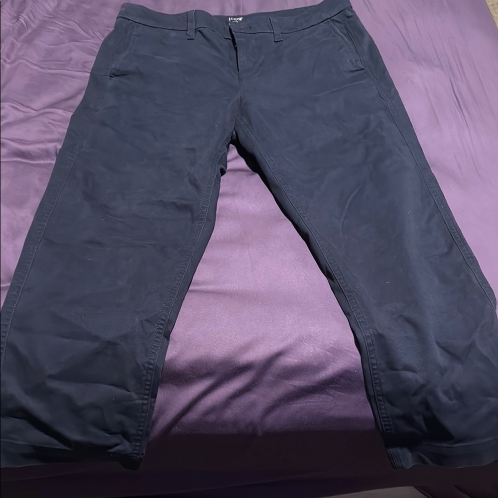J. Crew Navy Highrise Girlfriend Chino Pants